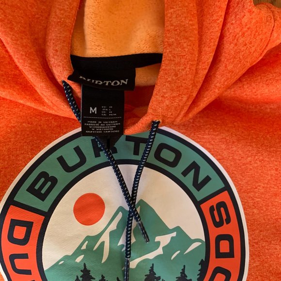 Burton Oak Pullover Hoodie, Men's Burton Hoodie, Hoodie with Thumbholes, Burton - Picture 5 of 7